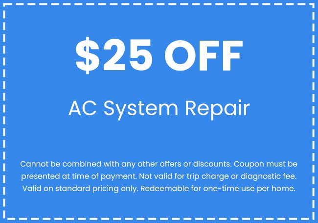 Discounts on AC System Repair