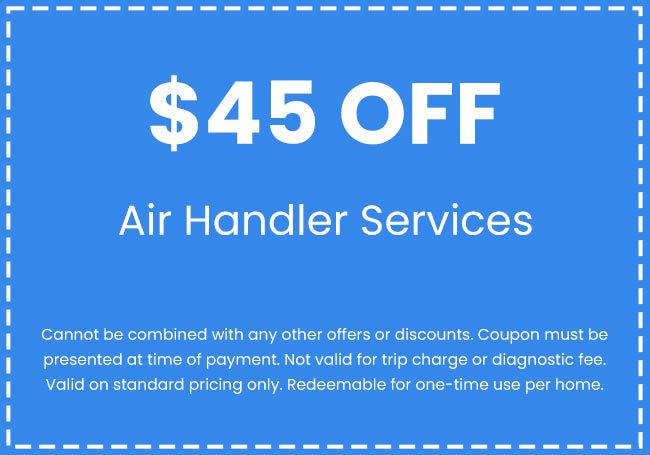 Discounts on Air Handler Services