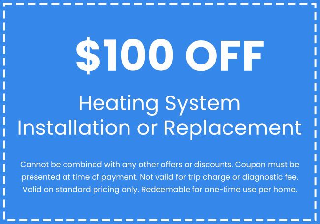 Discounts on Heating System Installation or Replacement