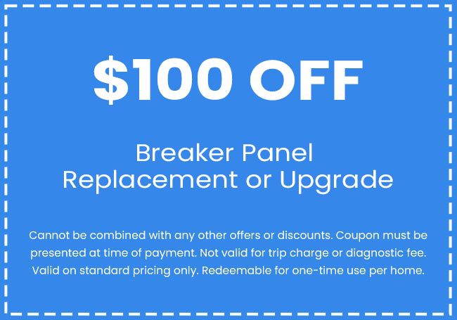 Discounts on Breaker Panel Replacement or Upgrade