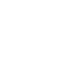 Two white house icons on black background.