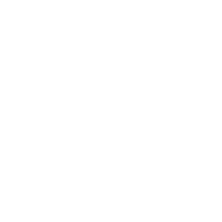 White heart icon on a black background.
